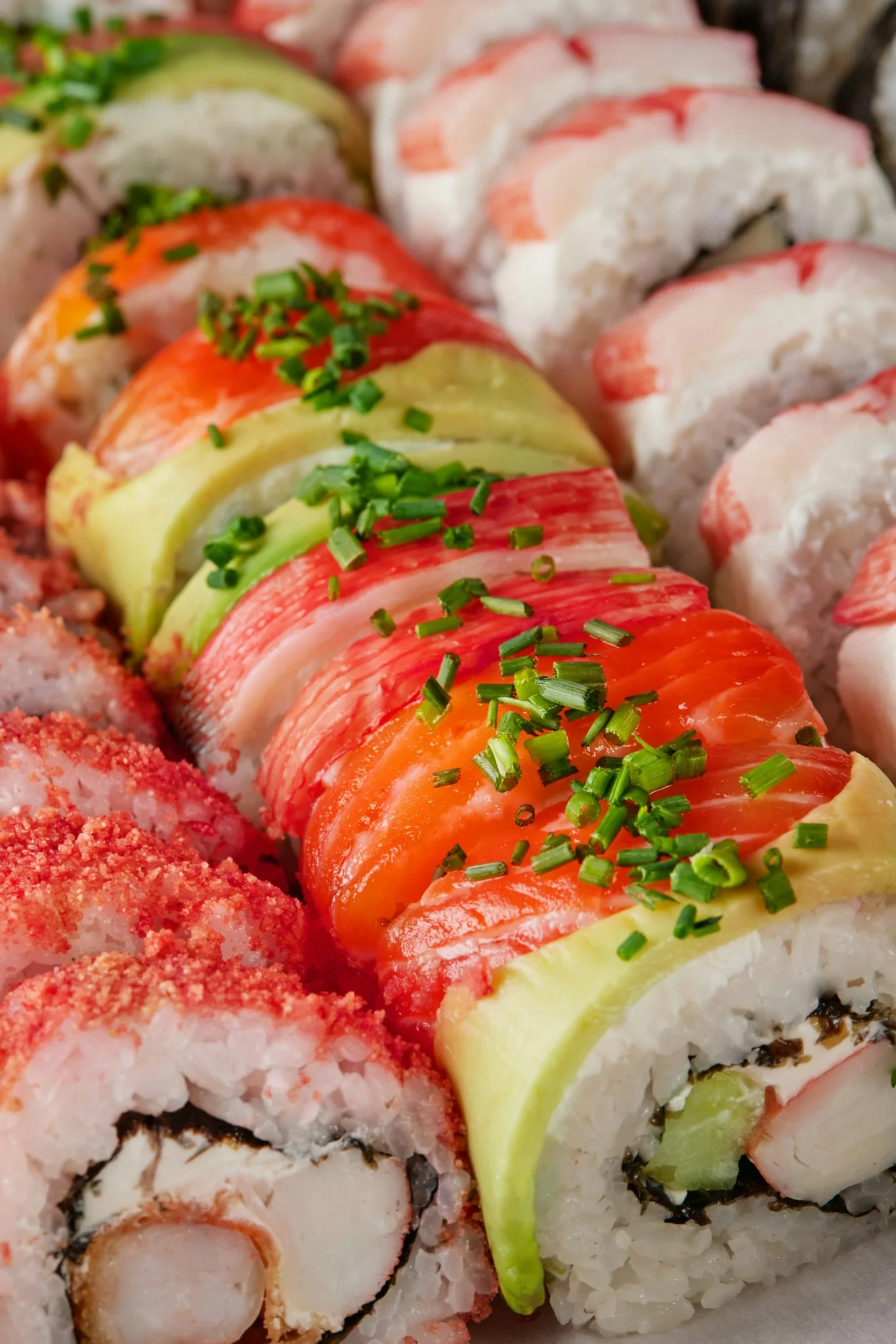 Ποικιλία sushi rolls